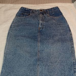 WORK FORCE the gap Skirt ~Made in the 🇺🇸 ~ Size 6 Vintage Denim Casual Skirt